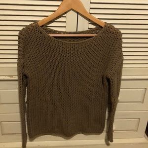 Vince Brown Boatneck Sweater